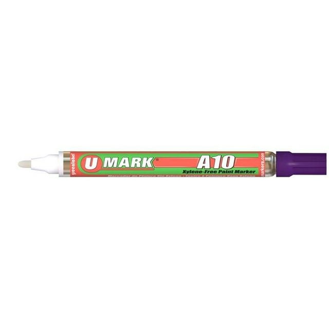 U-Mark UMARK10112 2 mm A10 Paint Marker, Violet - 12 per Box