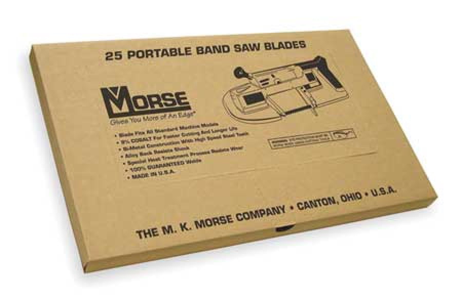 Morse Bi-metal Portable Band Saw Blade Bimetal Pk25 Zwep4418wb25 for sale online 