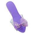 thumbnail image 2 of Dualoai Princess Dress up Shoes Decor Toy Slippers for Cosplay Themed Party Birthday light purple, 2 of 9