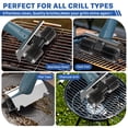 thumbnail image 5 of Tapvos Rechargeable Electric Grill Brush 450 Rpm Powerful Cleaner Ipx5 Waterproof ABS Material with Led Light Blue, 5 of 7