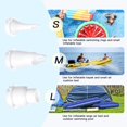 thumbnail image 5 of Electric Air Pump for Inflatables, 12V Cordless Air Mattress Pump for Pool Floats, Swim Rings, Battery Powered with Car Adapter - Black, 5 of 5