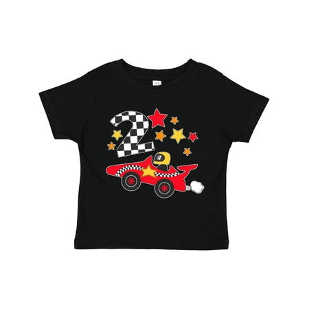 

Inktastic Happy 2nd Birthday Red Racing Car Gift Toddler Boy or Toddler Girl T-Shirt