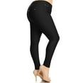 thumbnail image 2 of Women's Plus Size Full-Length Solid Jeggings, 2 of 4