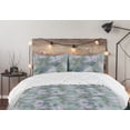 thumbnail image 5 of Ambesonne Roses Down Alternative Quilt Comforter, Blurry Garden Flowers Print, Twin, Mint Green Lilac and Grey, 5 of 5