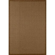 Art Carpet 30324 5 x 8 ft. Plymouth Collection Bayou Flat Woven Indoor & Outdoor Area Rug, Brown