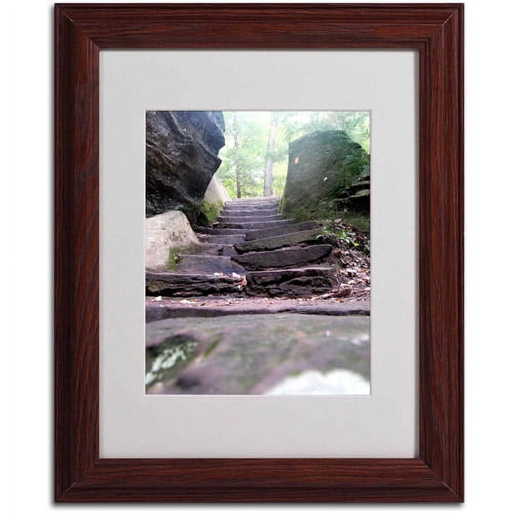 "Endless Stairway" Canvas Art by Monica Fleet, Wood Frame