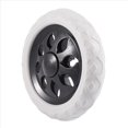 thumbnail image 5 of 8X Black White Plastic Core Foam Cartwheel Casters, 5 of 8