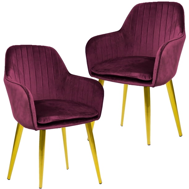 Set 2 Sillones Eames Terciopelo Modernas Rack & Pack Vino Terciopelo Sala Habitación