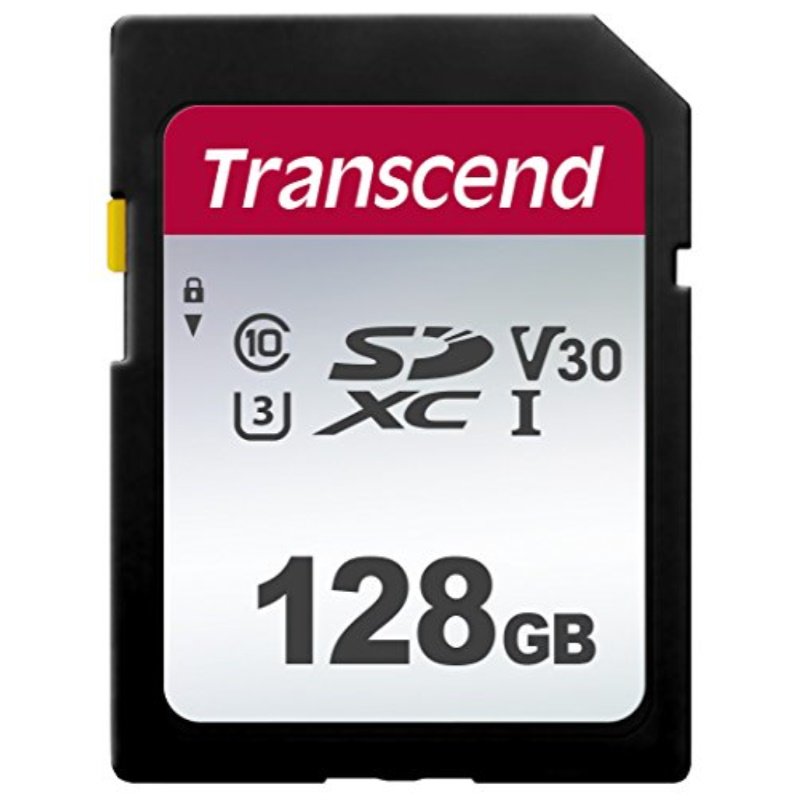 Transcend TS128GSDC300SE 128GB UHSI U3 SD Memory Card
