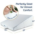 thumbnail image 6 of Nestl Memory Foam Wedge Pillow Back Support Cervical Pillow With Cooling Cover, 10 Inches, 6 of 10