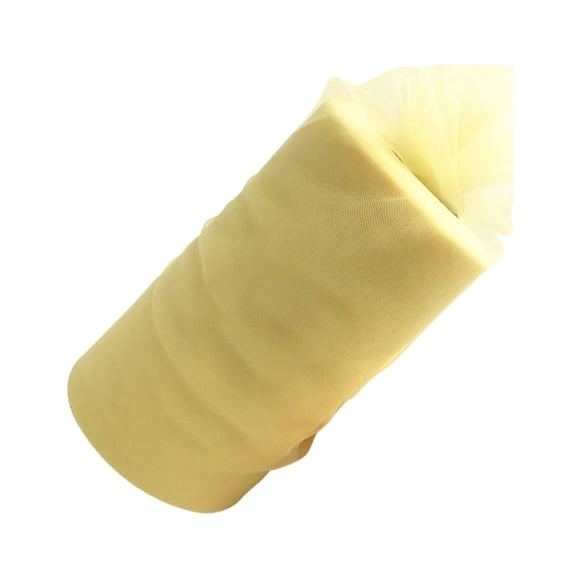 Inteprter Cinta de boda en rollo blanca, elementos esenciales para bodas duraderos y confiables, amplia gama de usos, muñeca en rollo blanca Tela de costura y artesanía amarillo claro