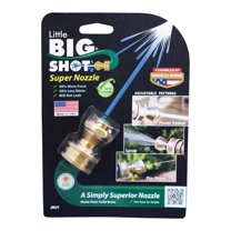 1 Pc, Little Big Shot 3 Pattern Adjustable Continuous Brass Hose Nozzle