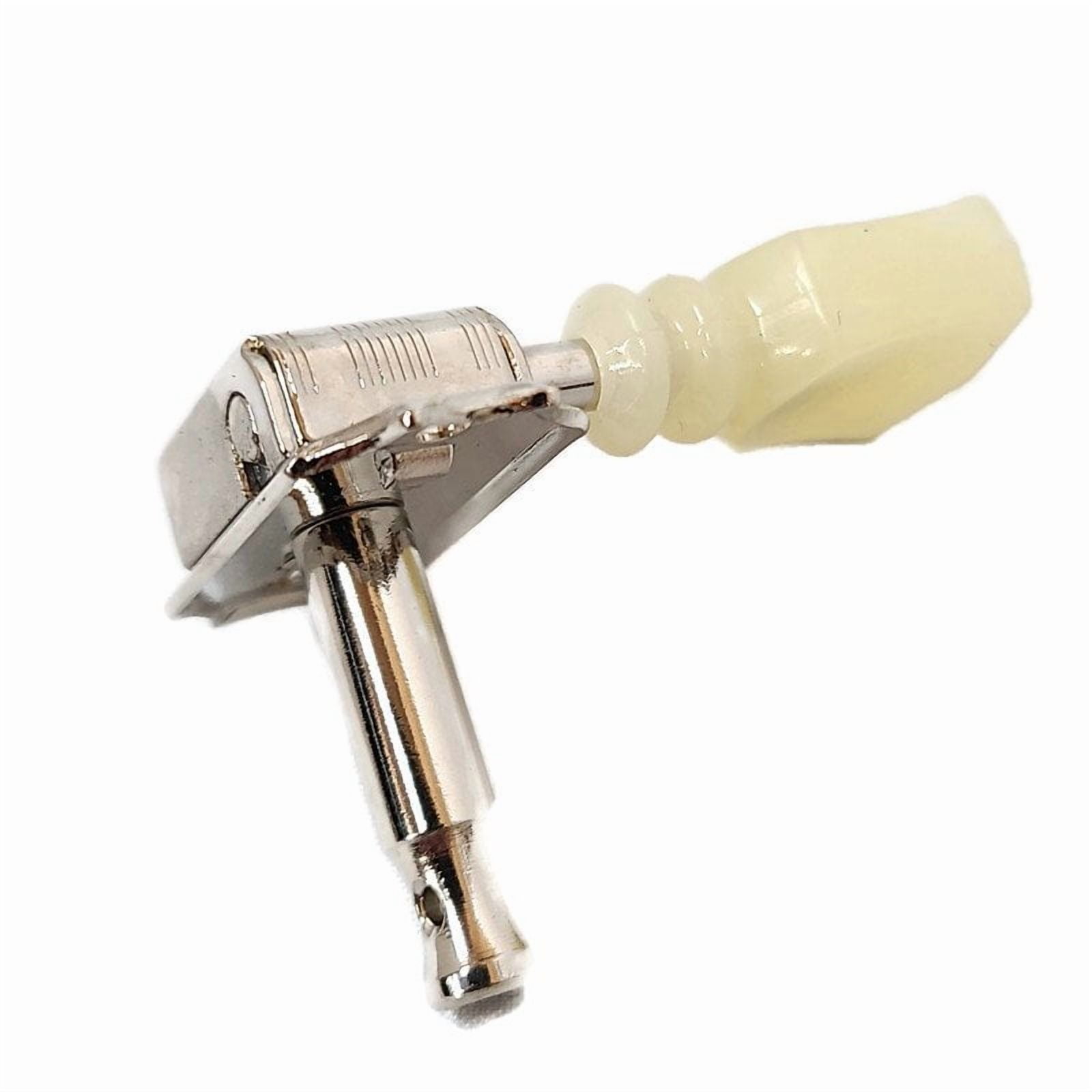 Kluson Guitar Tuning Pegs Machines 3+3 Nickel Pearl Green Double Line Les Paul
