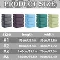 thumbnail image 3 of Soft Bath Towels, Large Coral Fleece Bath Towel, Highly Absorbent Plush Bathroom Towels for Adult, Quick Dry Towel for Beach, Pool, Hotel, Bathroom, Spa, Gym, Travel, Light Green, 35.4x70.8 Inch, 3 of 4