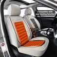 thumbnail image 3 of Universal Car Seat Covers, Pu Waterproof Artificial Leather Protectors, 360° Full Coverage, Upgrade Interior Accessories For Cars, Suitable For Most Vehicle Models., 3 of 9