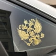 thumbnail image 4 of Walbest Universal Car Styling Sticker Russian Coat of Arms Eagle Crown Metal Decal Emblem Decoration, 4 of 7