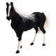 thumbnail image 1 of Figura de simulación de caballo, modelo animal, adorno para el hogar, muñeco de peluche, juguete para niños Negro, 1 of 9