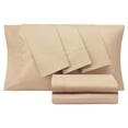 thumbnail image 2 of Empyrean Luxury Bed Sheets, Microfiber Bed Sheet Set, Queen, Taupe, 6 Piece, 2 of 9
