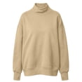thumbnail image 4 of Nowekniz Women's Loose High-Neck Long-Sleeve Pullover Sweatshirt With Thumbholes, 4 of 9
