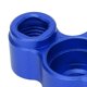 thumbnail image 4 of 1 paire de supports d'essieu avant et arrière RC, en alliage d'aluminium, universels, pour Traxxas E Revo VXL, pièces de voiture RC 1/16, bleu, 4 of 4