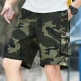 thumbnail image 4 of RWJDXD RWJDXD Plus Size Shorts 8XL Summer Cargo Shorts For Men 2024 Fashion Clothing Drawstring Casual Shorts With Multi Pockets, 4 of 5