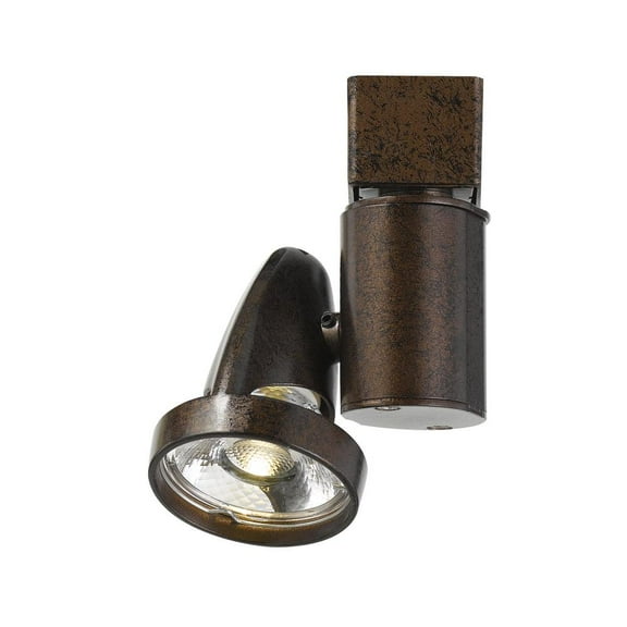 Cal Lighting HT-808-LED 1-Light Dimmable Metal Track Fixture in Rust Brown