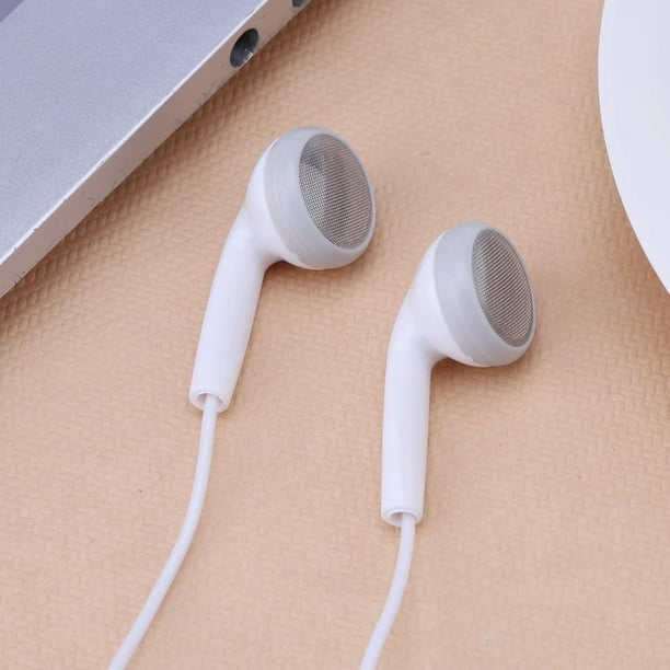Audífonos de música universal para teléfono con micrófono en la oreja de 3,5 mm (blanco) Ehuebsd Para estrenar