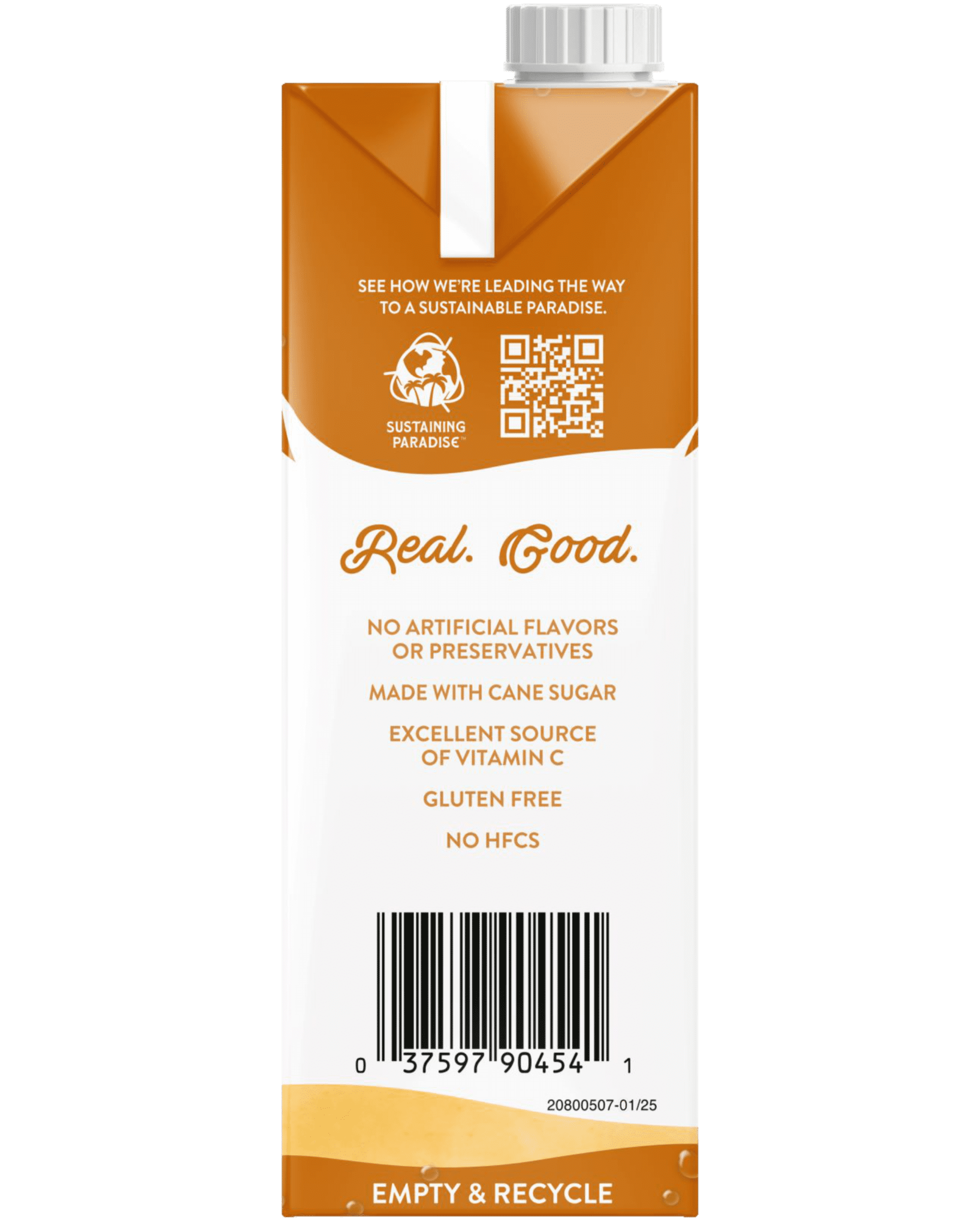 Island Oasis Mango Fruit Puree Beverage Mix, 1 Liter Carton (pack of 2) with By The Cup Coasters