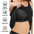 thumbnail image 3 of XINQIHANG Lily Bras Tank Tops, Lily Bras Flowy Top, Lilybras Tank Tops, Cool Flowy Bra,With Built-In Cups, 3 of 7