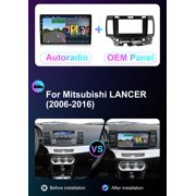 Torovo - 8G+256G, 8-Core - Android 12 IPS Car Stereo For Mitsubishi Lancer (2010-2016) - Wireless CarPlay/Android Auto - Camera & MIC - 10.1 Inch 2 Din - DSP Steering Wheel DAB Fast-boot 360-CAM WIFI