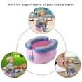 thumbnail image 6 of 2-in-1 Go Potty for Travel, Portable Folding Compact Toilet Seat,Potty Training Toilet Chairs for Toddler Boys & Girls with Storage Bag and Potty Liners by BlueSnail (Blue+Pink), 6 of 8
