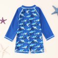 thumbnail image 6 of Boys Swimwear Long Sleeve Rash Guard Print Swimsuits For Baby Toddler Beach Pool Swimming Sun Outfit Summer Bathing Suit, 6 of 6
