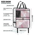 thumbnail image 3 of Iauyy 2-in-1 Car Kick Mats Back Seat Protector, 6 Large Storage Pockets , Universal Car Seat Back Protectors Kick for SUV & Sedan 25x18in,Fine and Transparent Leaves, 3 of 6