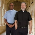 thumbnail image 2 of CBCS 224BLK165 Summer Comfort Short Sleeve Clergy Shirt, Black - 16.5 in., 2 of 2