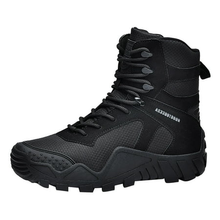

Dyfzdhu Men Snow Boots Fashionable Outdoor Mountain Climbing Outdoor New Middle High Ankle Boots Comfortable Thickened