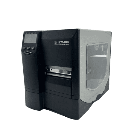 Restored Zebra ZM400 Thermal Barcode Label Printer - **Missing Ribbon** - PN: ZM400-2001-0100T (Refurbished)