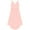 A Pink, variant on Kids Girls Shiny V Neck Chiffon Party Dress Bridesmaid Wedding Gown