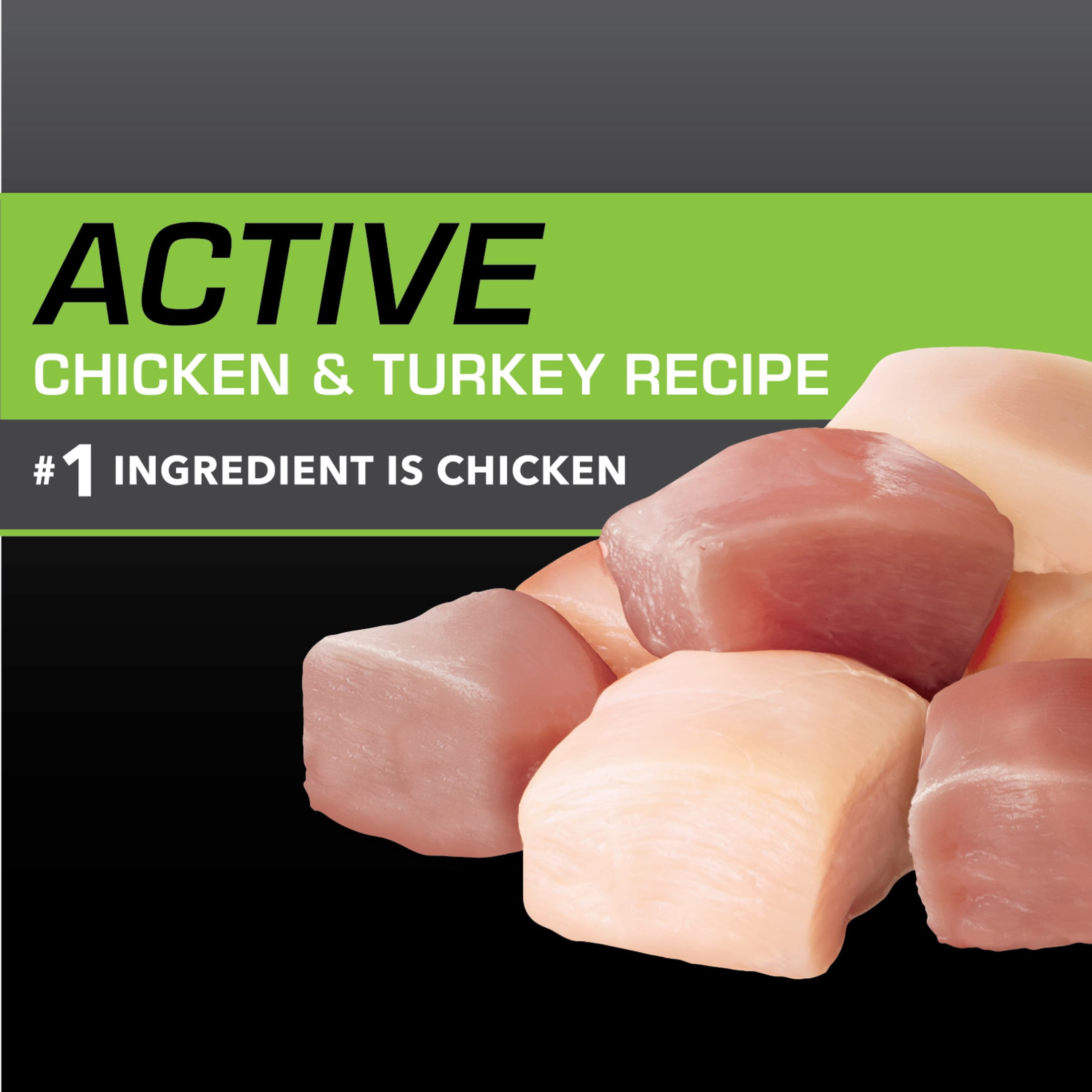 Iams Proactive Health Adult Active Chicken And Turkey Flavor Dry Dog Food, 13.5 Lb Bag