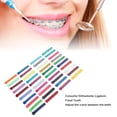thumbnail image 3 of Ligadura de ortodoncia dental ligadura de ortodoncia de dientes coloridos 40 piezas para hospital Anggrek Otros, 3 of 8