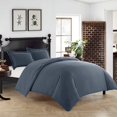thumbnail image 2 of Quilt Cover Sheet Set Microfiber，Cool & Breathable Solid Color Pillowcase Gray, 2 of 5