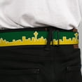 thumbnail image 4 of Buckle-Down Belt, Seatbelt Buckle Belt, Seattle Skyline Green Yellow, 34 to 52 Inches, 4 of 9