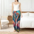 thumbnail image 4 of Fotbe Romantic Flamingo Pair Pantalones de Pijama para Mujer, Pantalones de Dormir, Pantalones Pj con Cordón y Bolsillos-3X-Large, 4 of 6