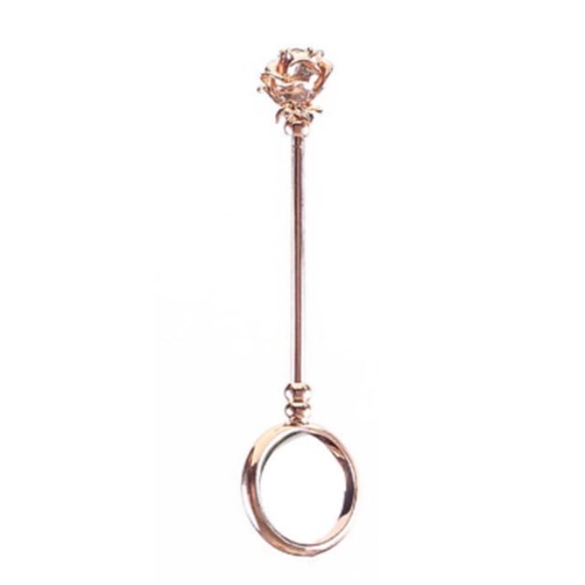 Anillo Cateissary con soporte para cigarrillos Oro rosa mate 16 mm