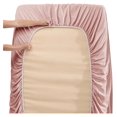 thumbnail image 2 of Extra Deep Pocket Twin Sheets - Fits Mattress 18-24 Inches, 3 Piece Set, Peach Beige, 2 of 4