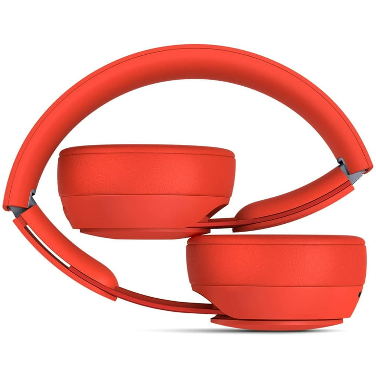 Beats Solo Pro Wireless Noise Cancelling On Ear Headphones Apple H1 Headphone Chip Class 1 Bluetooth Active Noise Cancelling Transparency 22 Hours of Listening Time Red Walmart