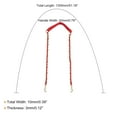 thumbnail image 2 of Uxcell 51" Iron Flat Chain Strap Purse Shoulder DIY Replacement, Red Gold, 2 of 5