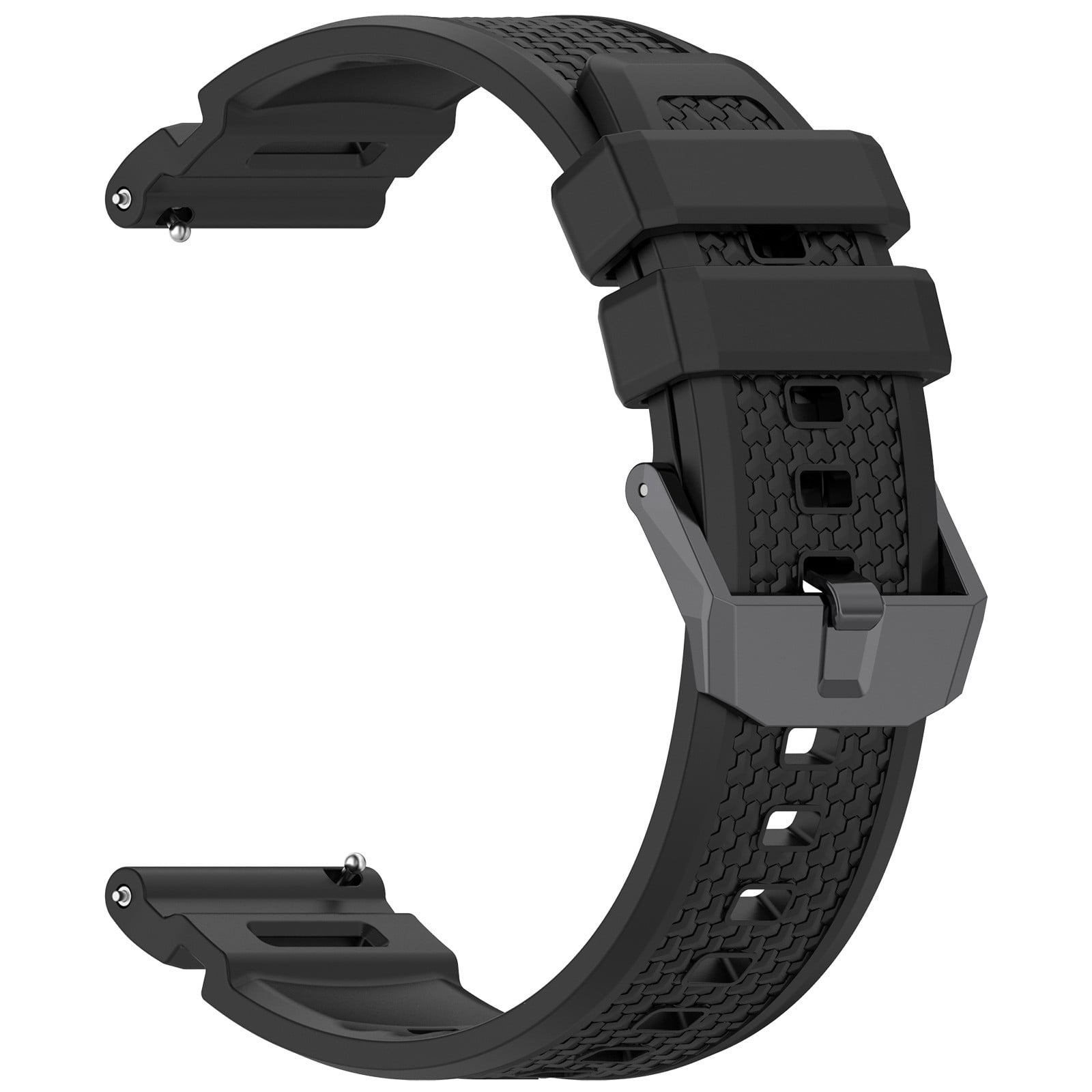 Replacement Silicone Watch Bands 24mm Width Unisex, Quick Release Sport Wristbands for Men Women