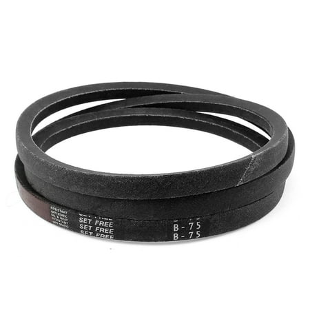 Unique Bargains Industrial Power Drive Transmission Replacement V Belt B Section B75
