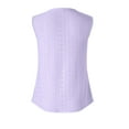 thumbnail image 5 of QUINDOS Womens T Shirts Summer Gym Purple Fashion Printed Sleeveless Blouse Round Neck Casual Tank Tops for Women, 5 of 6