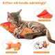 thumbnail image 2 of Beewarm Flopping Fish Cat Toy - 4 tipos de peces para elegir - Motion Kitten Toy, Plush Interactive Cat Toys, Fun Toy para Cat Exercise Red Carp brillar Hogar, 2 of 5
